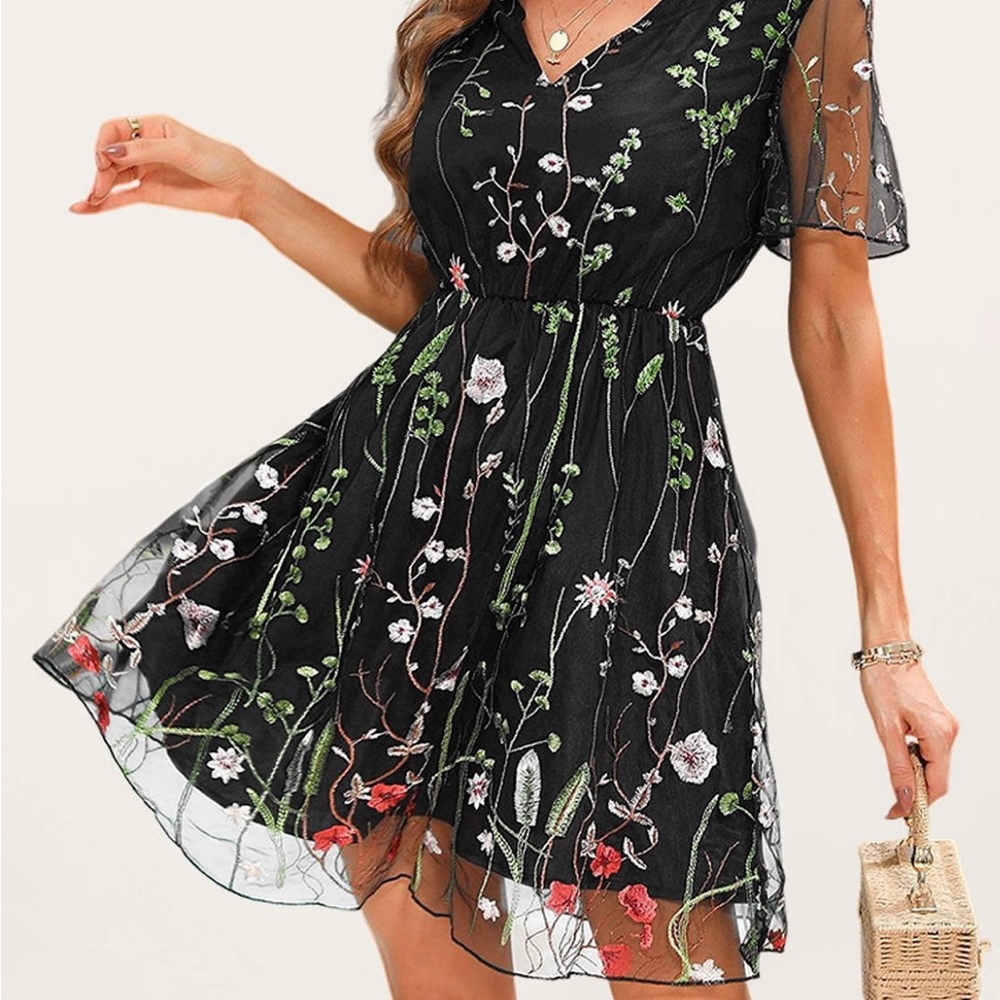 Embroidery Dress